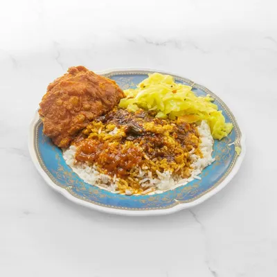 NASI PUTIH +AYAM GORENG + SAYUR - Al Fariz Maju Menu