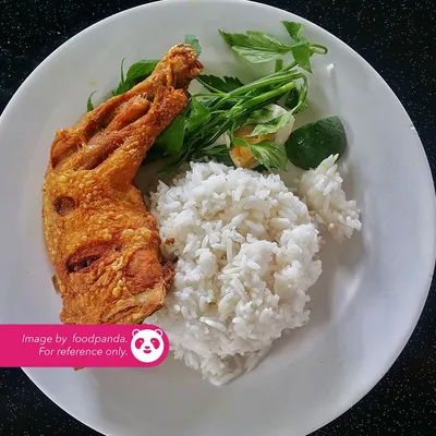 Nasi Putih + Ayam Goreng + Sayur + Kuah Campur - Restoran Hakim Menu