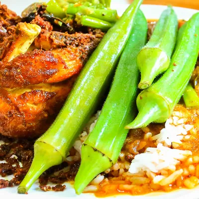 Nasi Putih + Ayam Kicap + Sayur + Sirap Ais - Restoran Tiga Ros Menu