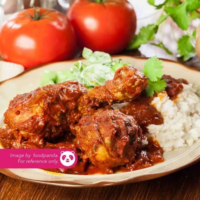 Nasi Putih Ayam Masak Merah - Abadi Cafeteria Menu