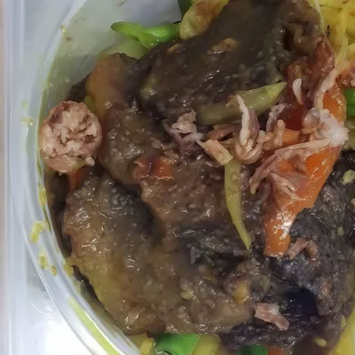 Nasi Putih + Daging Goreng Kunyit - Firas Ultimate Corner @ The Shore Menu