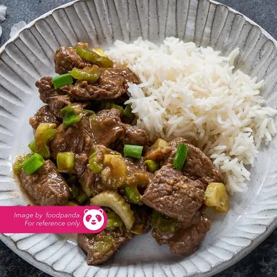 Nasi Putih Daging Halia - KEDAI KOPI MAT JASAK Menu