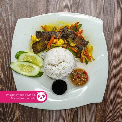 Nasi Putih Daging Kunyit - KEDAI KOPI MAT JASAK Menu