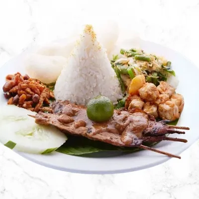Nasi Racik Sate Ayam - Indo Taste Restaurant Menu