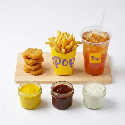 Nuggets Bundle (4pc) - Pop Meals Menu