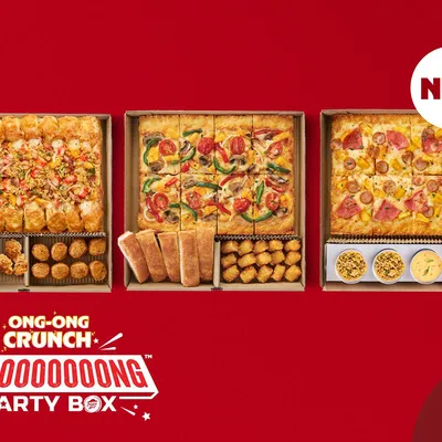 Ong Ong Crunch Long Party Box Jumbo - Pizza Hut Menu