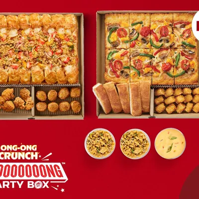 Ong Ong Crunch Long Party Box Lite - Pizza Hut Menu