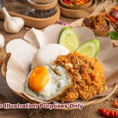Paket Nasi Ayam Geprek Plus T- Delivery - I Am Geprek Bensu Menu