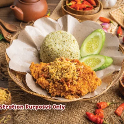 Paket Nasi Goreng Daun Limau Ayam Geprek Sambal Teri T- Delivery - I Am Geprek Bensu Menu