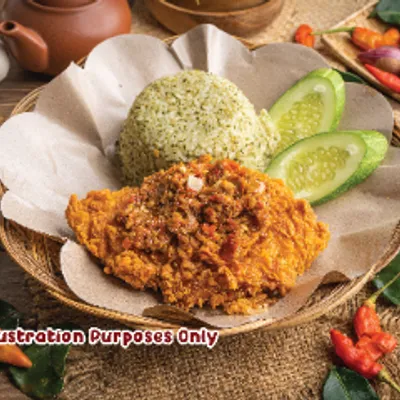 Paket Nasi Goreng Daun Limau Ayam Geprek T- Delivery - I Am Geprek Bensu Menu