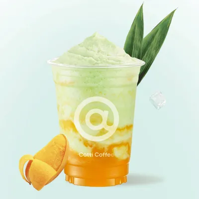 Pandan Mango Coco Frappe - Cotti Coffee 库迪咖啡 Malaysia Menu