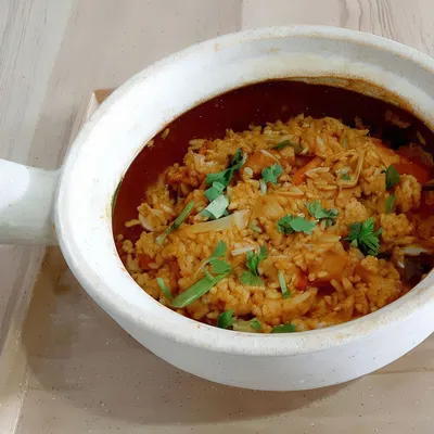 Paneer Masala Claypot Rice - Saiva Kitchens Menu