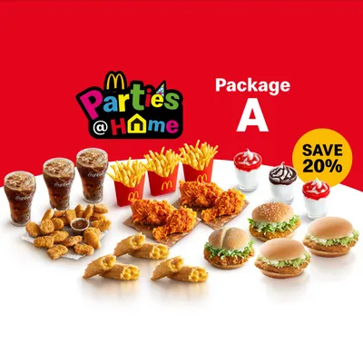 Parties@Home A Ayam Goreng Spicy (5pax) - McDonald's Menu
