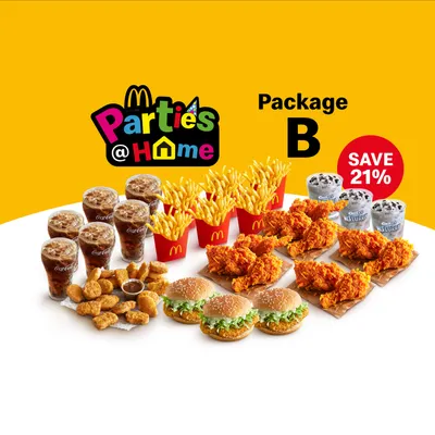 Parties@Home B Ayam Goreng Spicy (6pax) - McDonald's Menu