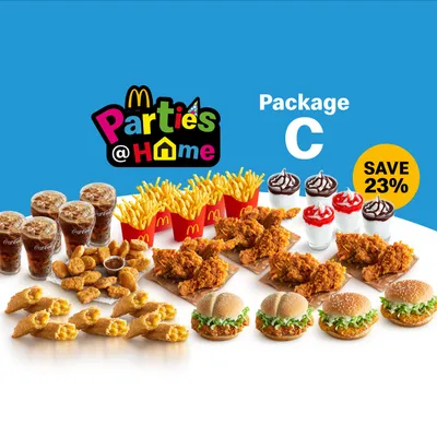 Parties@Home C Ayam Goreng Regular (8pax) - McDonald's Menu
