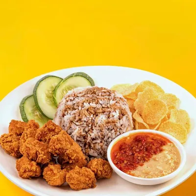 Popcorn Ayam Gepuk Sambal Gajus - Pop Meals Menu