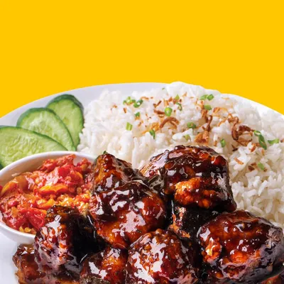 Popcorn Ayam Kicap Sambal - Pop Meals Menu