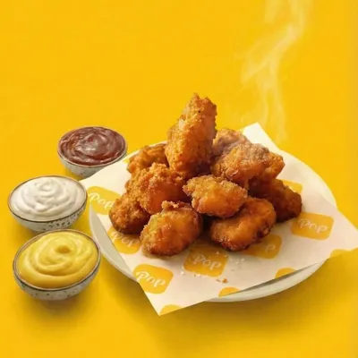 Popcorn Chicken with Dipping Sauce - Pop Meals Menu