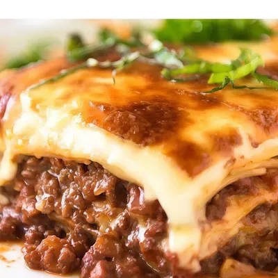 PT10. Beef Lasagna - Village Grill Menu