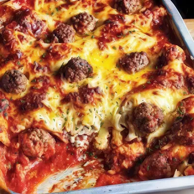 PT12. Lasagna Meatball - Village Grill Menu