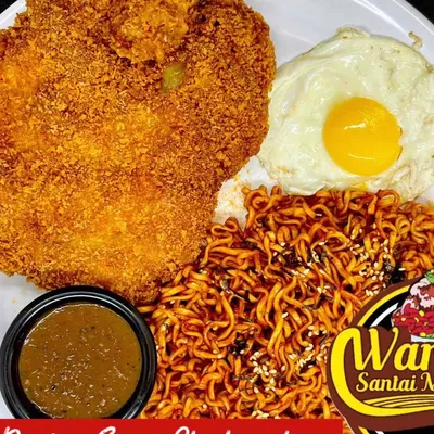 Ramen Cheezy Chickenchop Fried - Warung Santai Meru Menu