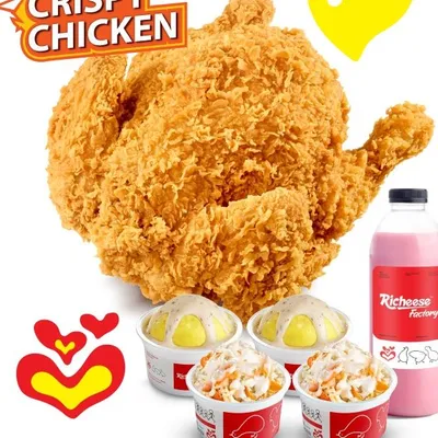 RichFamily Crispy- Mashed Combo
 - Richeese Factory Menu