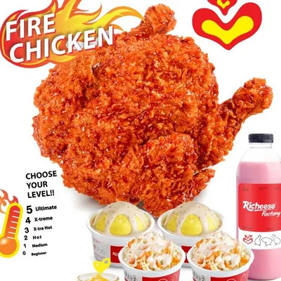 RichFamily Fire- Mashed Combo
 - Richeese Factory Menu