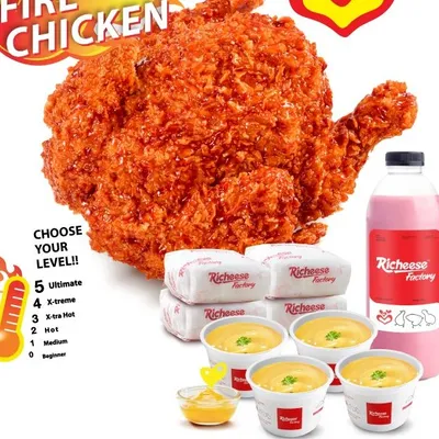 RichFamily Fire - Rice Combo
 - Richeese Factory Menu