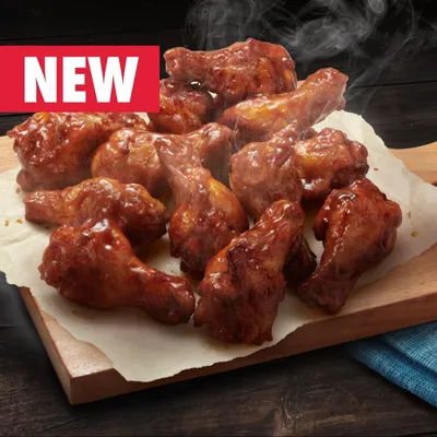 Roasted Chicken Drummets -Hot & Spicy 12pcs - Domino's Pizza Menu