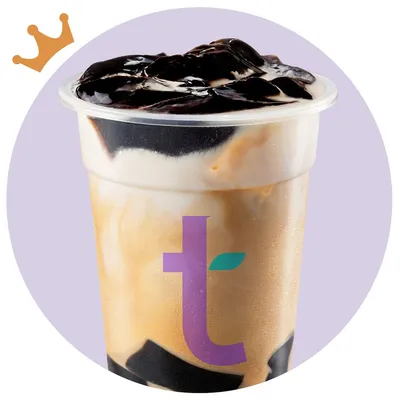 Roasted Milk Tea With Grass Jelly - Tealive Menu