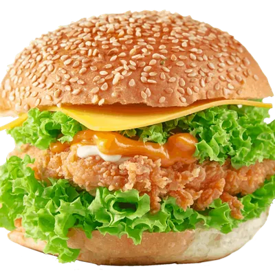 Royal Cheese Burger - Royal Fried Chicken Menu