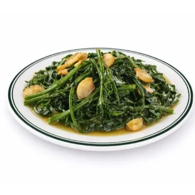 Sabah Vegetable with Garlic - KK Food Street Menu