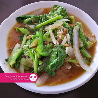 Sayur Kailan Ikan Masin - Syafiq Thai Seafood Menu