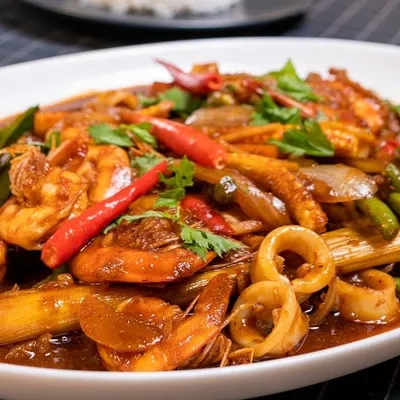 SEAFOOD CAMPUR MASAK PAPRIK - Al Fariz Maju Menu