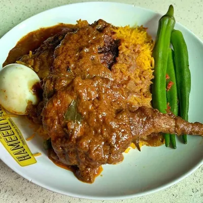 Set 1 - Nasi Briyani Arnab Set - Hameediyah Menu