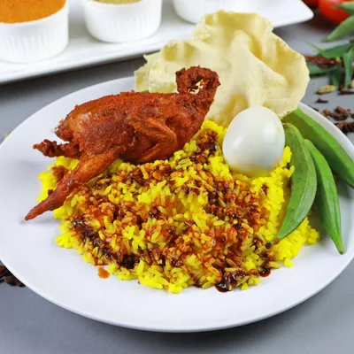 Set 5 Puyuh - Nasi Lemak Royale Kedah Menu