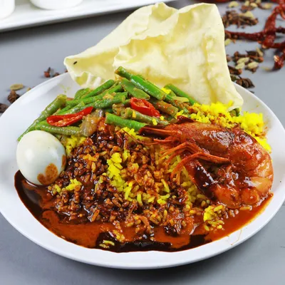 Set 7 (Udang) - Nasi Lemak Royale Kedah Menu