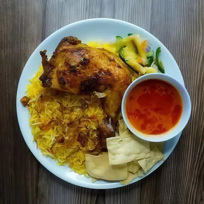 Set F - Roasted Chicken Briyani - Restoran Ehsan Menu