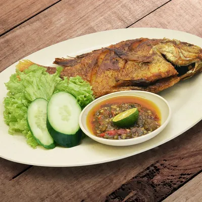 Set Talapia Kunyit - Nasi Ayam Ayu Banda Kaba Menu