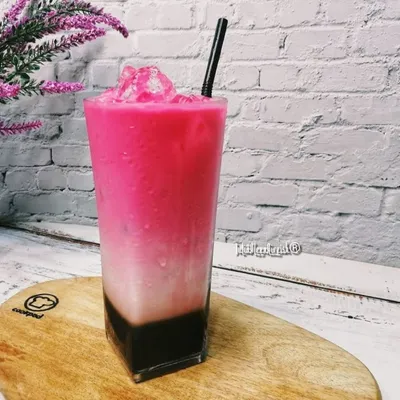 Sirap Bandung 3 Layer Ais - Restoran Sup Tulang ZZ Menu