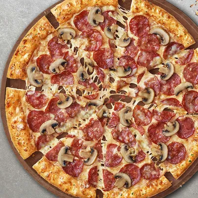 Smoky Pepperoni Mushroom - Domino's Pizza Menu