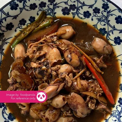 sotong kicap - Eddy & Pak Mod Tomyam Seafood Menu