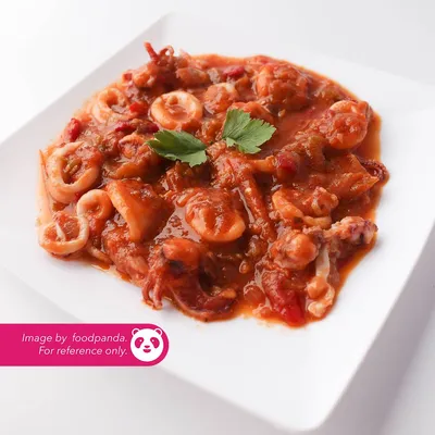 Sotong Masak Merah - Laman Aiman Juara Sup Herbal Menu