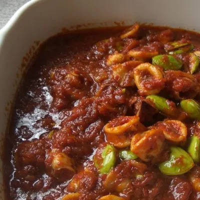 sotong masak petai - Dayana Ala Thai Seafood Menu