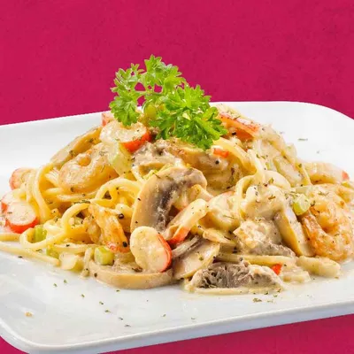 Spaghetti Ocean Carbonara🦐 - US Pizza Penang Menu