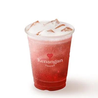 Sparkling Strawberry Lemon Tea - Kenangan Coffee Menu