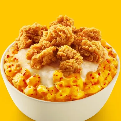 Spicy Mac & Cheese + Popcorn Chicken - Pop Meals Menu