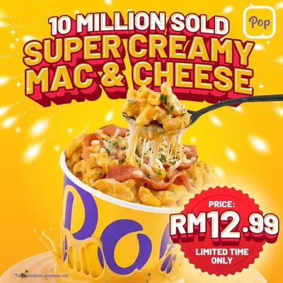 Super Creamy Mac & Cheese - Pop Meals Menu