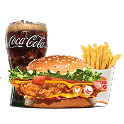 Supreme Nachos Spicy Tendercrisp Medium Meal - Burger King Menu