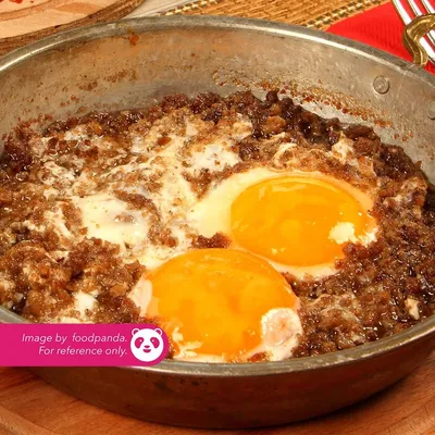 Telur Daging Cincang - Laman Aiman Juara Sup Herbal Menu